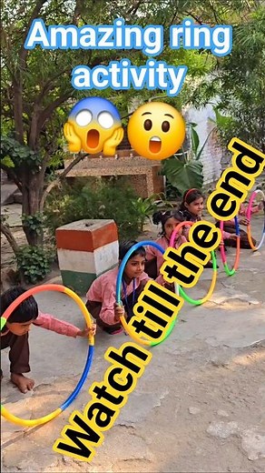 Amazing Ring Activity//Outdoor Activity//Physical Activity//Ring Game For Kids//Hula Hoop Challenge/