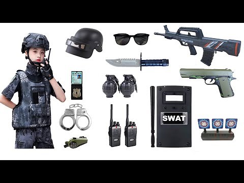 SWAT Toy Set Unleashed! Unbox the All-New Tactical Toys Experience! 🛡️ Unboxing toy firearm showcase
