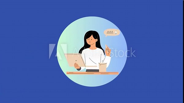 infographic animation of learning to succeed, from searching for ideas, practice to success