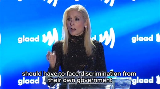 161K views · 15K reactions | An important message from Judith Light from the GLAAD archives: "No one of any race, gender orientation, sexual orientation or ability should have to face discrimination from their own government." Judith Light received the Excellence in Media Award at the 33rd Annual GLAAD Media Awards : 33rd Annual #GLAADAwards | GLAAD | Facebook