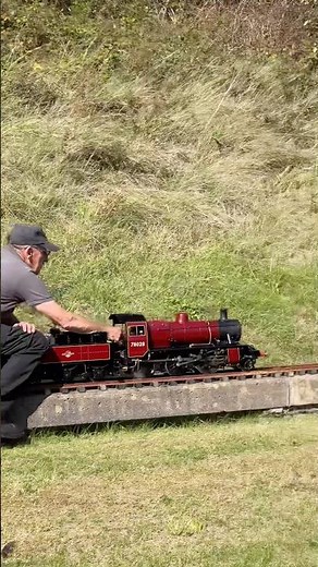 Standard Class 2MT IN ACTION! Must See Miniature Steam Engine Blasting Along 🚂💨 #MiniatureRailway