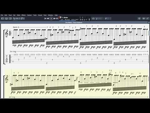 [Guitar Tablature] Ave Maria - F. Schubert