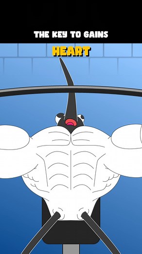 1.1M views · 10K reactions | Workout Education 101: Can’t spell gains without “h-e-a-r-t” #cartoonedits #animatorsoninstagram #gymgraffiti #gymetiquette #fitnessvideos #comedyskit #musclemass #fitnesscommunity #gymmeme #gymadvice #workoutinspiration #weightlifters #weightlifter | Bench Chicken | Facebook