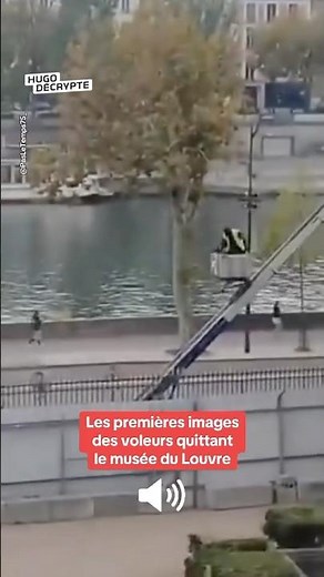 Les premières images des voleurs quittant le musée du Louvre