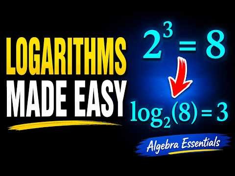 Logarithms Made Easy: Converting, Evaluating, Common Logs & Natural Logs