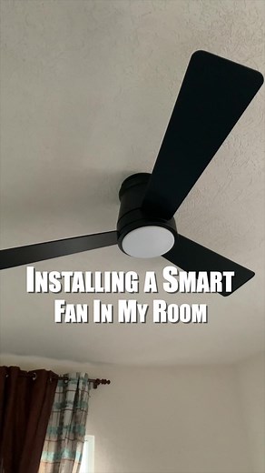 WAC Smart Fan Installation #fan #diyproject #jamaicatiktok #helloandre