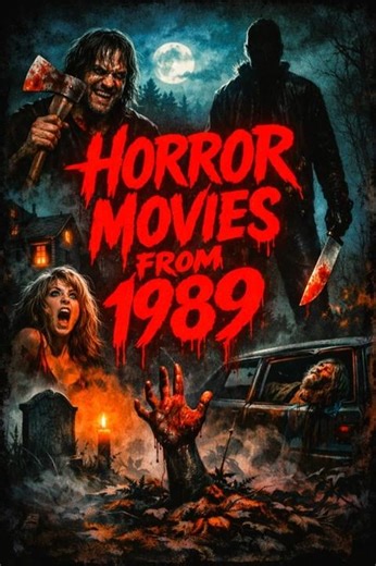 Why 1989 Was Horror’s Most Unhinged Year🪓| Chucky, Jason in NYC & More: 1989 Horror Poster⚰️#shorts