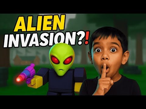 ALIEN INVASION?! 😱 Survive 99 Nights in Roblox || #roblox #99nightintheforest #stealabrainrot