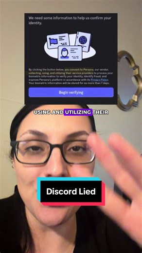 Discord is “experimenting” with using Persona in the UK for age verification - are we surprised they lied?? #tech #techgirl #technews #discord #pcgaming