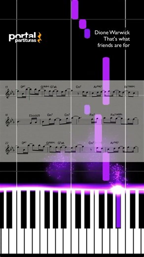 Dione Warwick - That's What Friends Are For #partitura