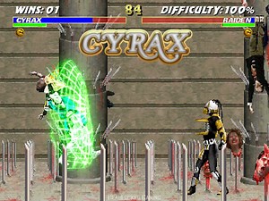 Cyrax in Ultimate Mortal Kombat Trilogy - 100% Difficulty Cyrax is unit LK-4D4, The second of three prototype Cybernetic Ninjas built by the Lin Kuei. Like his counterparts, his last program is to find and terminate the rouge ninja Sub Zero. Without a soul, Cyrax goes undetected by Shoa Kahn and remains a possible threat against his occupation of Earth. Game: Ultimate Mortal Kombat Trilogy (PC Mugen Sega) on MK Komplete Plus by Billie Rodriguez and Fabian Arispe | Headlocked Gaming