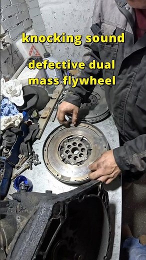 dual mass flywheel - defective and new #shorts