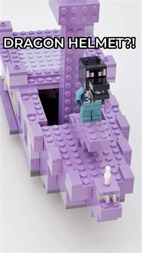Minecraft Dragon Helmet?! 🐉 LEGO End Ship Secret