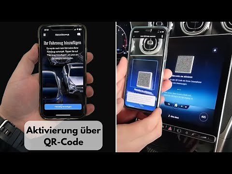 Mercedes me connect Aktivierung über QR Code