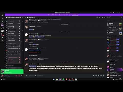 Discord Server nuker (Made by Cashhouttx) https://discord.gg/tpVEvcZGHj