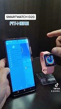 Te enseño como vincular tu SMARTWATCH D20 FIT HERE