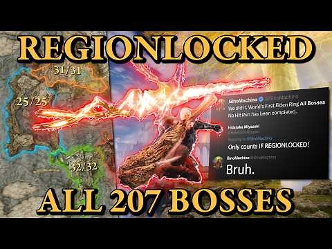 I No Hit ALL 207 Bosses (+DLC) While REGIONLOCKED (World's First)
