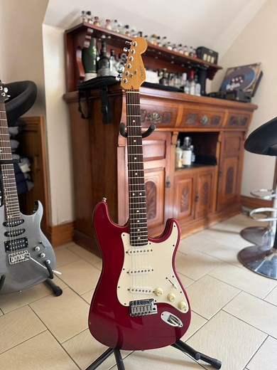 Fender American Standard Stratocaster (1996 50th Anniversary Edition) This beauty is getting a full professional setup by our trusted luthier and will be ready to find its new home 🎶 Stay tuned 👀 | The Music Den