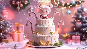 🎂🎅 Birthday candles Santa smiles = holiday magic! ✨🎉 Celebrating a special day with festive vibes and sweet moments ❤️🎶 #SantaCake #SantaBirthday #HappyBirthdayToYou #FestiveVibes #WinterBirthday #BirthdayReels #ViralReels #USAReels | Happy Birthday Song