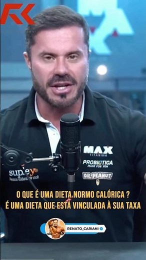ENTENDA O QUE É A DIETA NORMO CALÓRICA! #renatocariani #dicas #dieta #nutrição #calorias #déficit