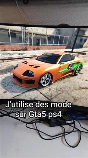 j'utilise un mode sur GTA 5 ps4🤩