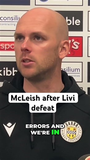 ⚫️ Craig McLeish after Livingston beat St Mirren 2-0