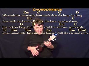 Immortals (Fall Out Boy) Ukulele Cover Lesson in Em with Chords/Lyrics