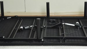 MAYKOOSH Black, Full, Height Electric Adjustable Bed Frame Base With Wireless Remote Control 53867MK