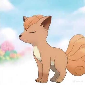 Pokémon Evolution - Vulpix Evolve into Ninetales (Square Crop)