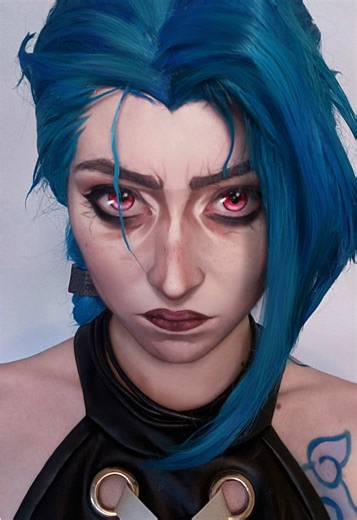 Arcane Jinx Makeup Tutorial and Cosplay Tips
