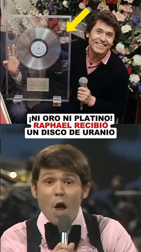 In 1982, Raphael received a uranium record for selling over 50 million albums