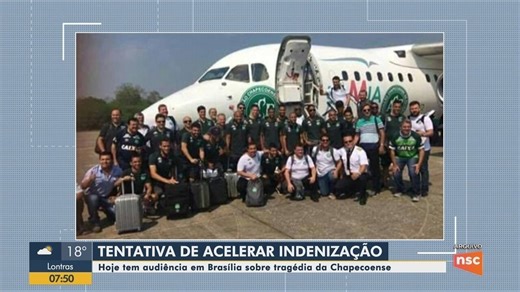 Indenização a familiares de vítimas do acidente da Chape será discutida no Senado