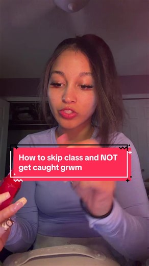 How to skip class and NOT get caught ❌📝🔔 #grwm #howtoskipclass #skipping #skippingclass #highschooladvice