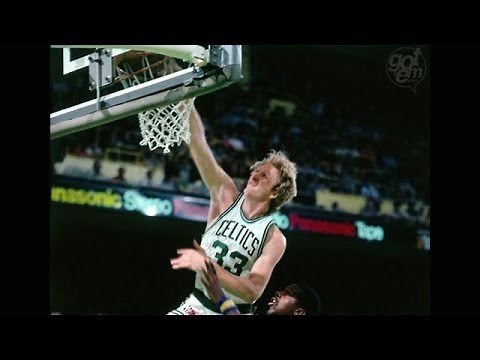Larry Bird Top 10 Dunks of his Career