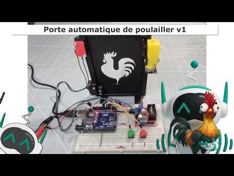 Porte automatique de poulailler v1