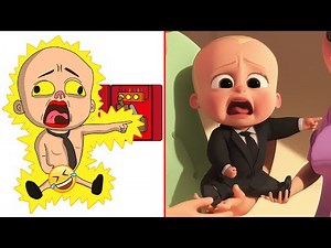Tim Meets His New Brother | The Boss Baby Funny Drawing Meme