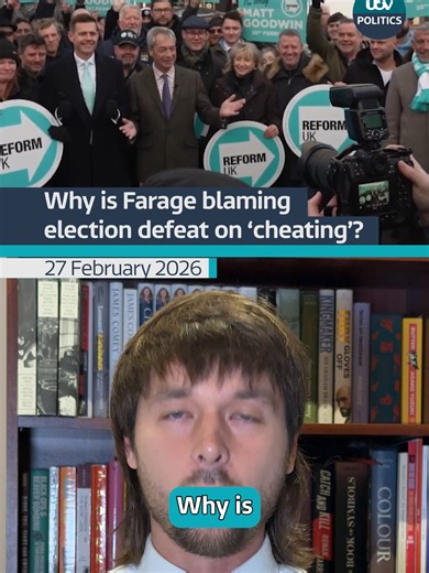 @dennythejourno explains @nigel_farage's claims of cheating in the Gorton and Denton by-election #politics @itvnews