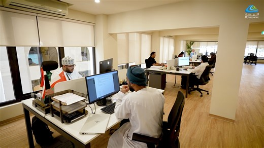 Our redesigned mezzanine workspace was inaugurated by Samir Fancy (Chairman), HH Sayyid Tarik Al Said (Board Director) and Andrew Dawson (CEO). Tailored for maximising comfort and collaboration, this marks the beginning of a new phase at Renaissance. | Renaissance Services SAOG