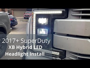 2017+ Ford Superduty Morimoto XB LED Hybrid Headlight Install