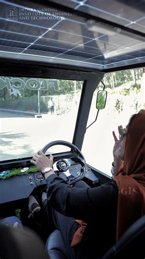 Indira Gandhi Institute of Engineering & Technology on Instagram: "Naaji Noushi, Solo overlander at IIET, to experience Solar - Hybrid dual Transmission 7 Seater EV - Project by EEE Department.✨️ . . What began as a simple idea evolved into a challenging journey—and finally, a successful innovation. “Flocken – The IGGIS Elektrowagen 01” is an electric campus buggy designed and developed by the Department of Electrical and Electronics Engineering, IIET, Nellikuzhi, to help visitors navigate the c