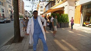 “AS LONG AS IT HAS A STRONG BEAT”: Dr. Adnan Khera is the dancing anesthesiologist who hits the streets with moves just to raise money for charity. NBC’s Erica Hill reports tonight. | NBC Nightly News with Tom Llamas