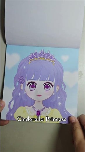 Dress Up Princess Sticker Book #stationarycollection #sticker #diy #stickers