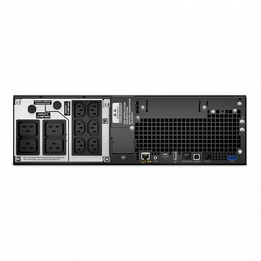 SRT5KRMXLI - APC Smart-UPS On-Line, 5kVA, Rackmount 3U, 230V, 6x C13 4x C19 IEC outlets, Network Card SmartSlot, Extended runtime, W/ rail kit | Schneider-electric Việt Nam