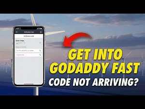 How do I log in to My GoDaddy Account if I Can't Receive the Verification Code?