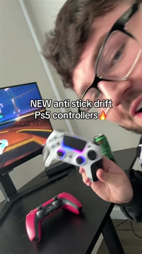 I mostly play Rocket League and stick drift was ruining my aerials. Switching to an anti stick drift PS5 controller with LED lights and back paddles made the controls feel way more precise. #ps5controller #rocketleague #gamingcontroller #gamingsetup #gamers