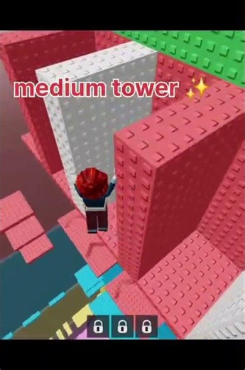 |easy to hard tower compidition 👍🏻🤫#roblox #tower #hard #easy