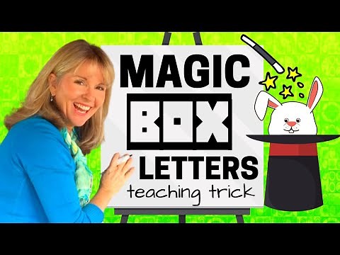 MAGIC BOX LETTERS - Lesson starter for teaching