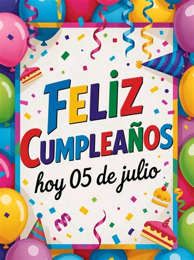 Feliz cumpleaños — Mensaje de bendiciones, alegría y buenos deseos