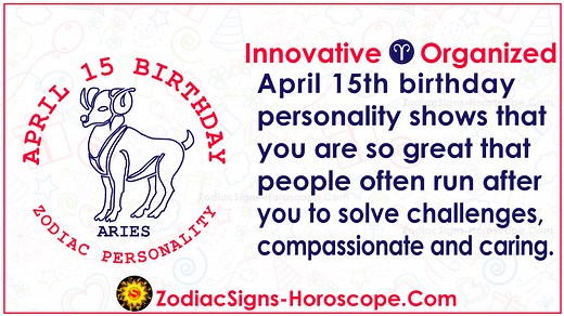 April 15 Zodiac (Aries) Horoscope Birthday Personality and Lucky Things | ZSH