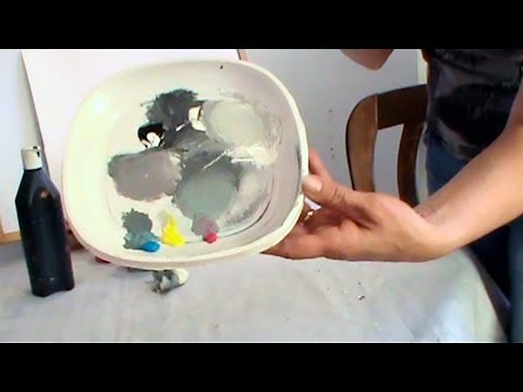 HOW TO MAKE GREY, BLUE GREY, PEARL GREY.